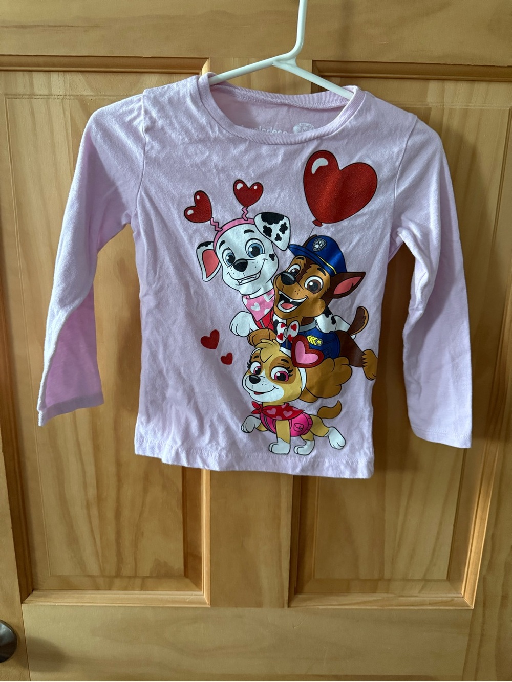Like New, Girls Light Pink Paw Patrol Long Sleeve Shirt Size 3T